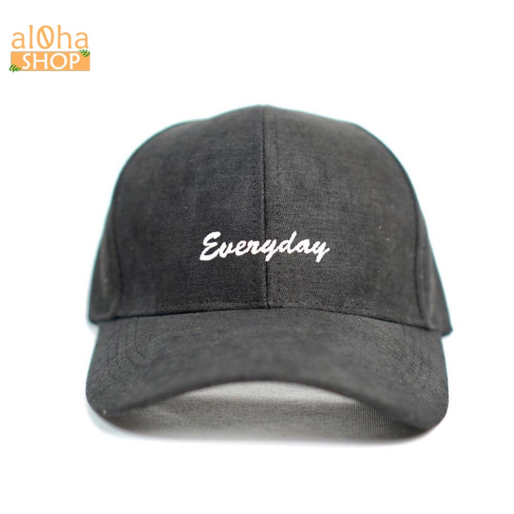Mũ lưỡi trai - nón Ulzzang thêu chữ Everyday unisex nam nữ chống nắng - al0ha Shop