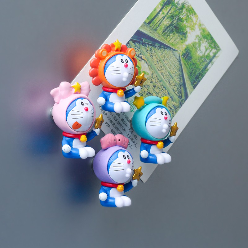 Nam Châm Dán Tủ Lạnh Hình Doraemon 3d Dễ Thương