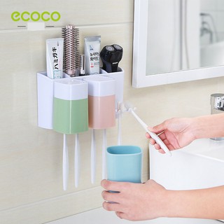 KỆ ĐỂ BÀN CHẢI KÈM CỐC ECOCO E1402