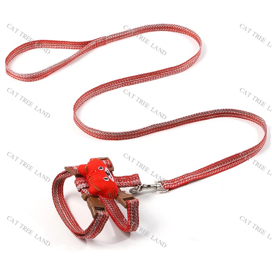 DÂY DẮT CHÓ MÈO KÈM ĐAI YẾM NGỰC - VÒNG CỔ CHÓ MÈO - DÂY XÍCH DẮT THÚ CƯNG ĐI DẠO