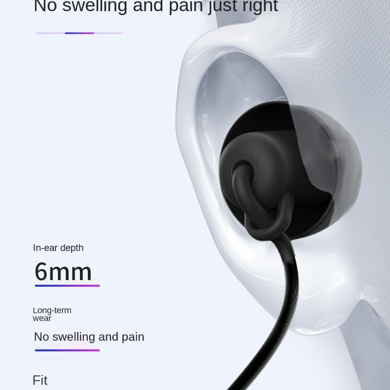 Tai Nghe Nhét Tai Bằng Silicon Thoải Mái