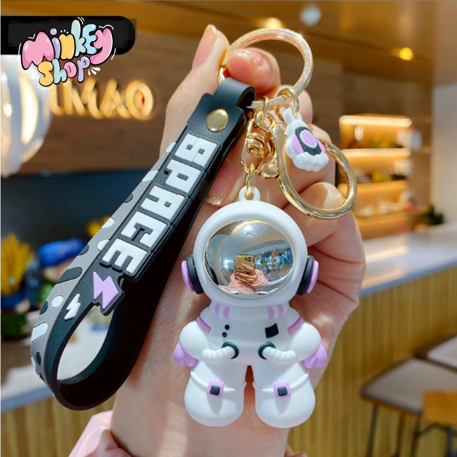 ​​Móc Khóa phi hành gia Đẹp Cute dễ thương phụ kiện Túi Xách-Minkey