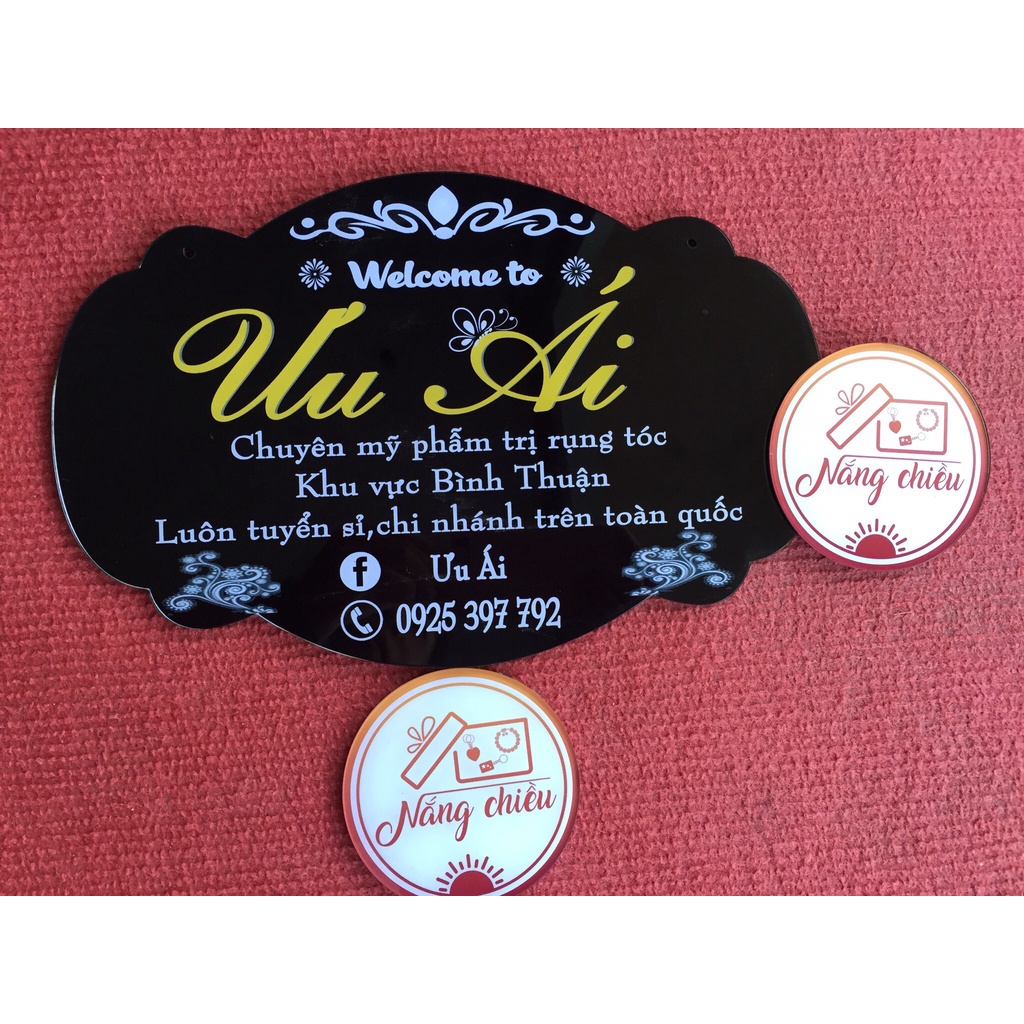 [BIỂN HIỆU LIVESTREAM] - Bảng hiệu mica dùng để livestream bán hàng và chụp ảnh - Thiết kế theo yêu cầu