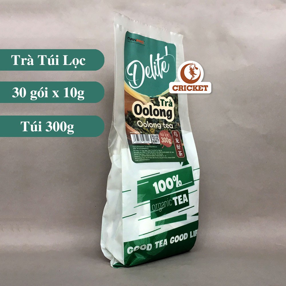 [Mua 3 Tặng 1] Trà Olong Túi Lọc CAO CẤP DELITE (300g) - Nguyên Liệu Làm Trà Sữa Ô Long, Ô Long Kem Chess Thơm Ngon
