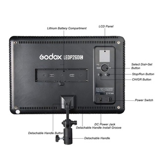 Đèn LED chụp hình Godox - LEDP260C