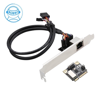 Bộ chuyển đổi cổng mini pci-e sang gigabit ethernet 1000m rj45 mini rtl8111h