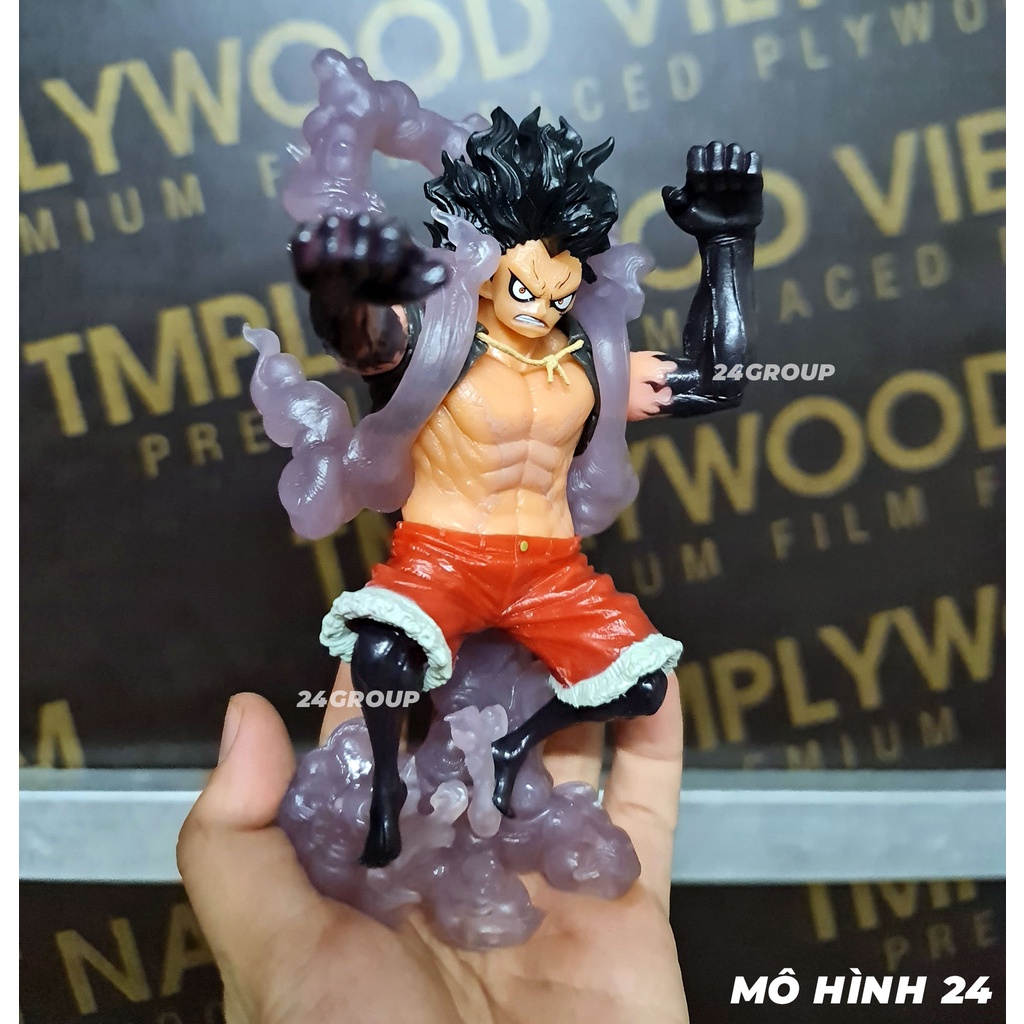 Mô hình cao cấp luffy gear 4 snakeman tay bọc haki Monkey D Lufy One piece