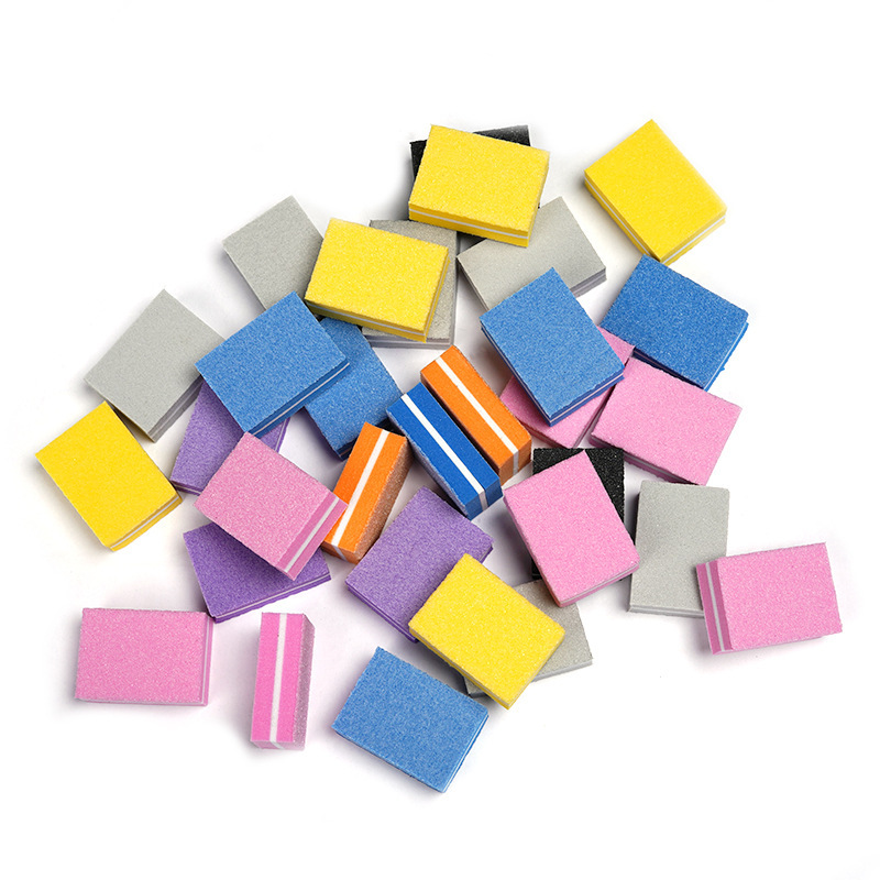 [Hàng mới về] Set 5 khối xốp dũa móng hai mặt chuyên dụng tiện lợi