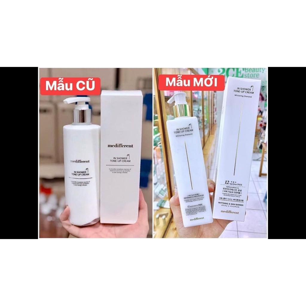 Sữa Tắm Truyền Trắng, Bật Tông Da, Giúp Da Săn Chắc, Trắng Sáng Tự Nhiên Medifferent In Shower Tone-Up Cream 300ml | BigBuy360 - bigbuy360.vn