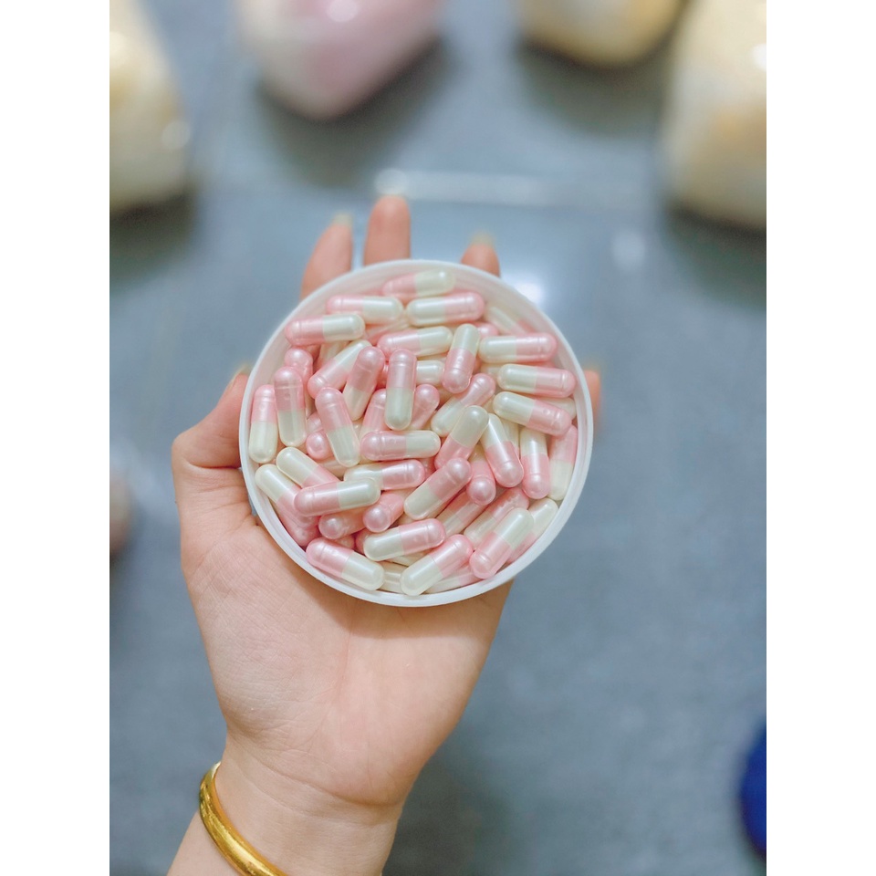 (COMBO 5 Viên)  Viên vitamin cấy trắng kích trắng, tăng cường dưỡng da