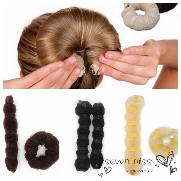 Set 2 dụng cụ búi tóc củ tỏi tiện lợi thời trang cho nữ