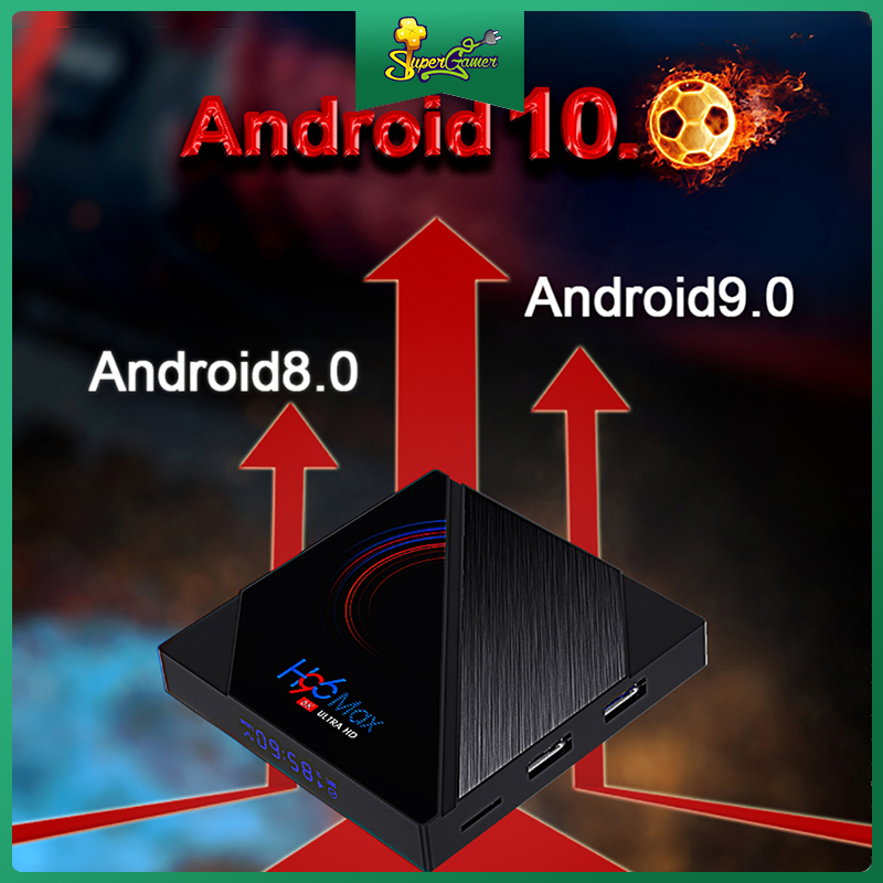 Tv Box H96 Max H616 Android 10 4g 64gb 1080p 6k Bt Kèm Phụ Kiện Đa Năng