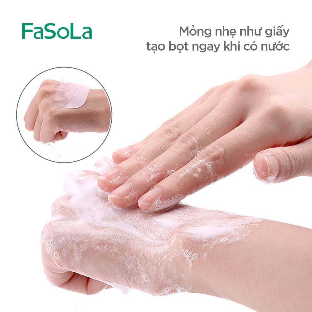 Xà phòng giấy bỏ túi tiện dụng (50 miếng) FASOLA FSLJY-162