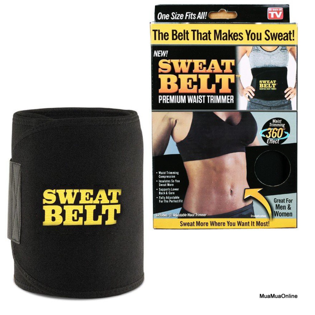 Đai Quấn Nóng Giảm Mỡ Bụng Sweat Belt Cao Cấp