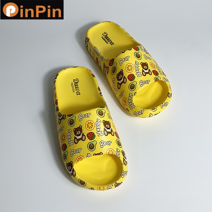 Dép nữ bánh mì quai ngang chất liệu eva nhẹ êm đế chống mòn trơn trượt không thấm nước - dw2172