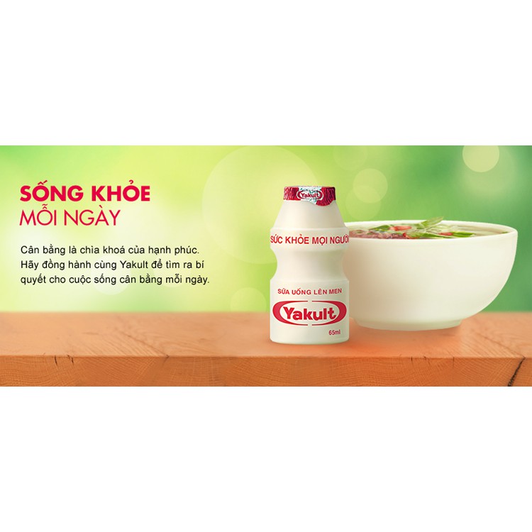 Sữa chua uống Yakult (1 vỉ gồm 5 chai)