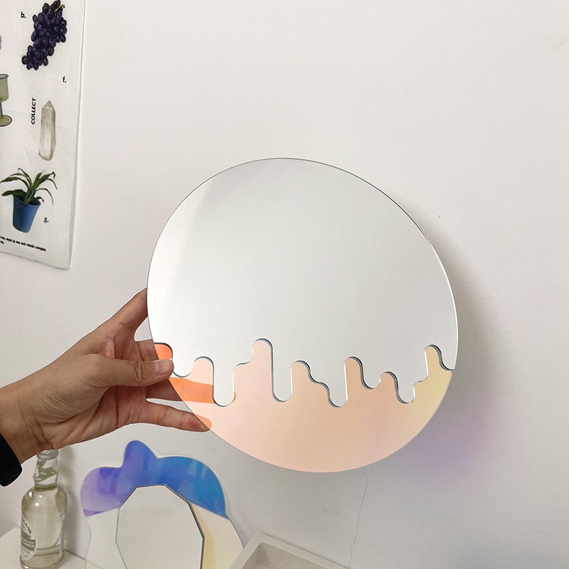 Gương Trang Trí Để Bàn Bằng Acrylic Nhiều Màu Sắc Độc Đáo