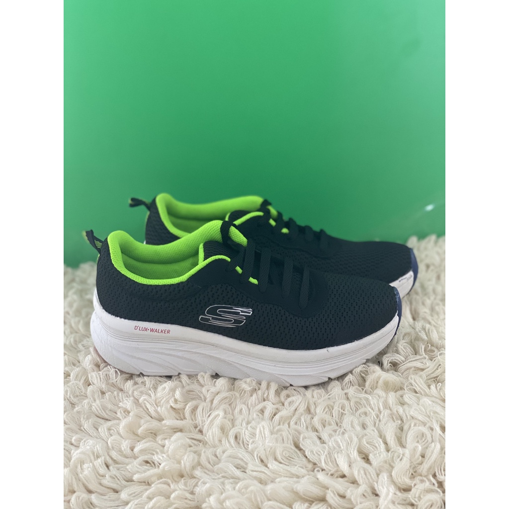 Giày Thể Thao sketcher Màu Xám đế đen  Giay Tập Gym Dành Cho Cả Nam Và Nữ