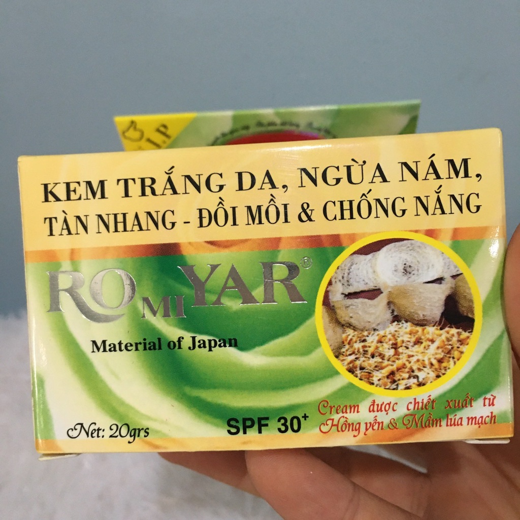 Kem trắng da, ngừa nám, tàn nhang ROMIYAR