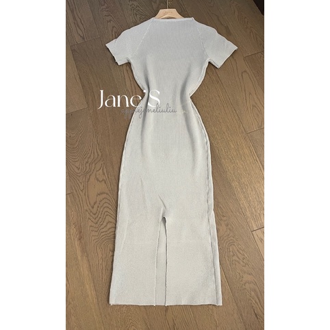 Jane sẵn váy ngắn  Váy dệt kim nữ mùa hè hot girl cổ vuông ôm eo phong cách thuần khiết gợi cảm ẢNH THẬT CUỐI