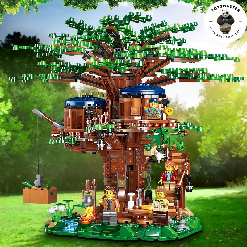 Đồ Chơi Lắp Ráp Kiểu LEGO Ngôi Nhà Bí Ẩn Trên Cây Four Seasons Tree House Secret No.33111 Với 1013 Mảnh Ghép