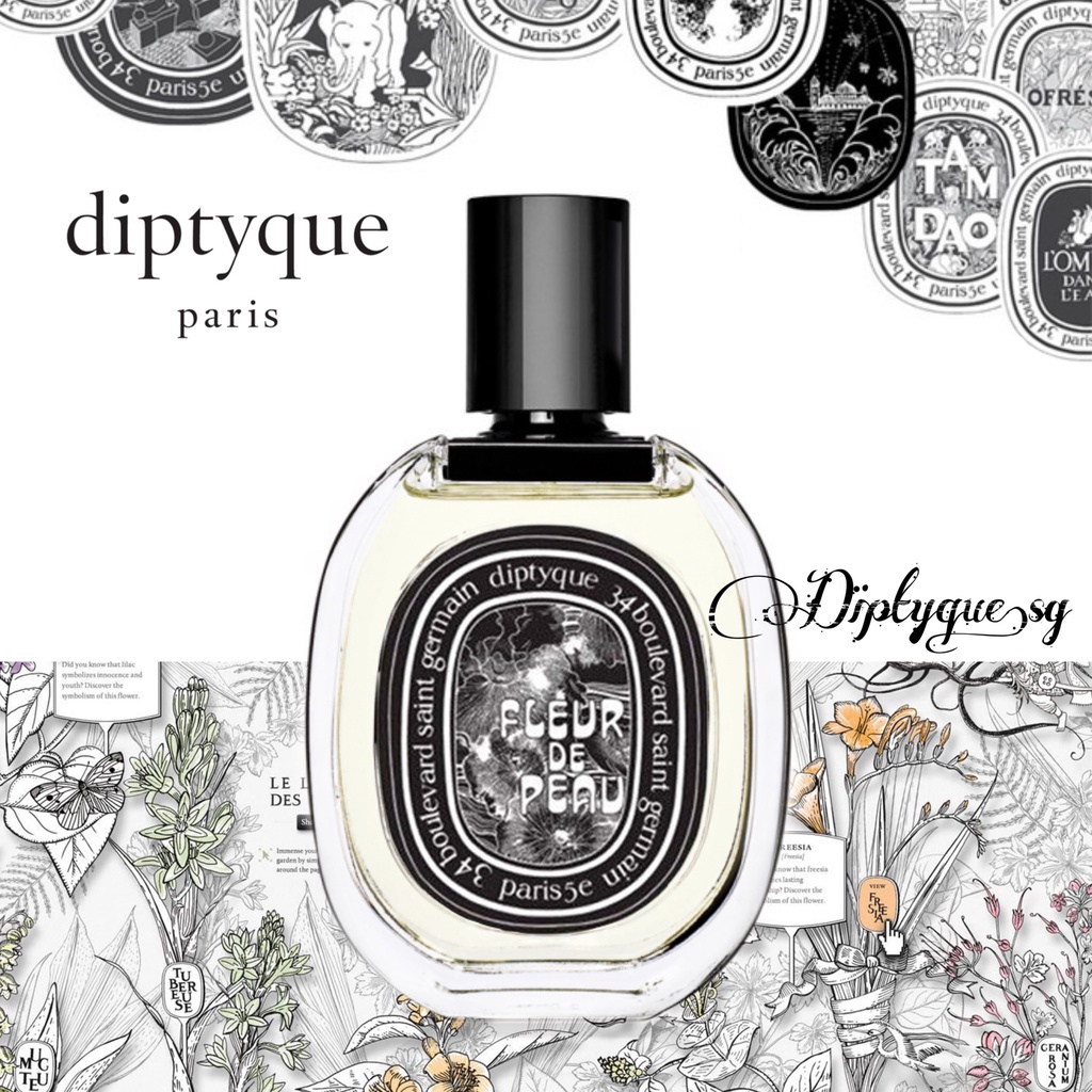 ⚜️ Nước Hoa Chính Hãng Diptyque Fleur De Peau Edp Test 5Ml/10Ml/20Ml