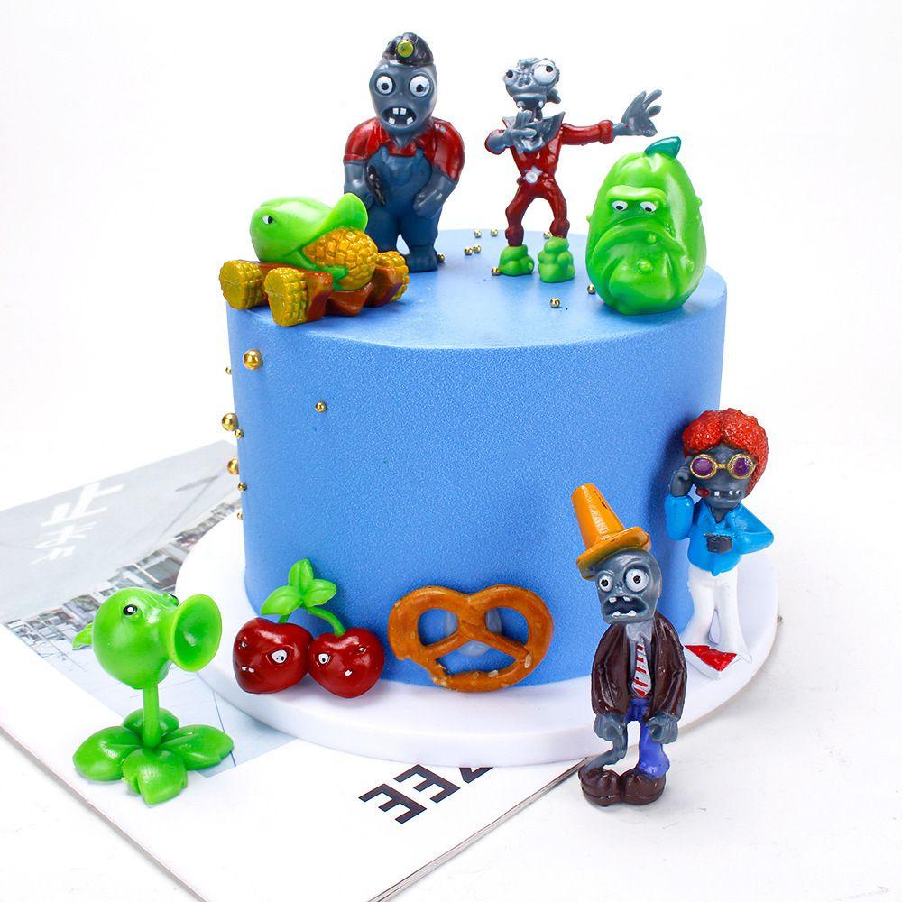 Set 8 Mô Hình Nhân Vật Trong Game Plants vs Zombies