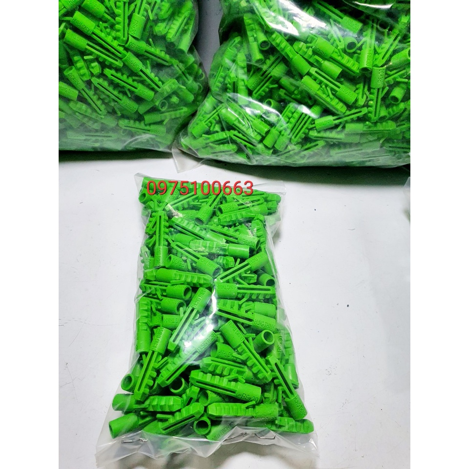 100G TẮC KÊ NHỰA RÂU XANH HƯNG THỊNH L1 - TẮC KÊ NHỰA R6*30