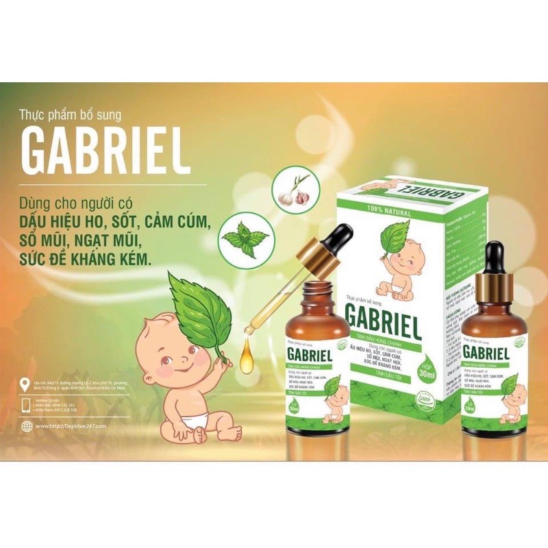 Tinh Dầu Húng Chanh Gabriel