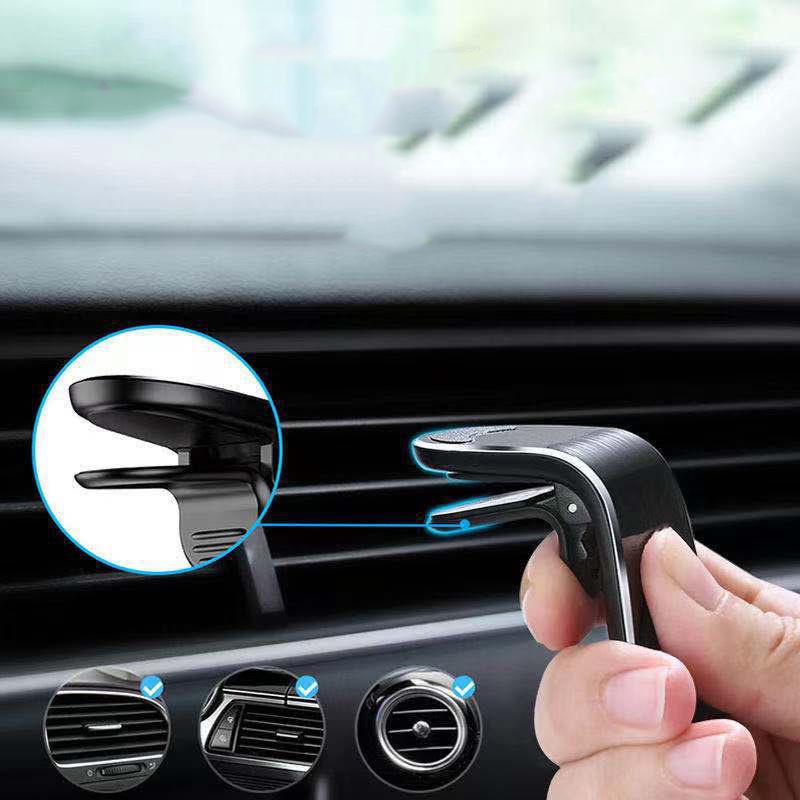 Giá Đỡ Điện Thoại / Thiết Bị Định Vị GPS Xoay 360 Độ Có Nam Châm Hít Gắn Lỗ Thông Gió Xe Hơi Cho Iphone 13 12 Xiaomi Samsung