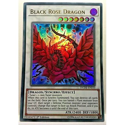 Thẻ bài YUGIOH - Black Rose Dragon - DUDE-EN010 - Ultra Rare 1st Edition