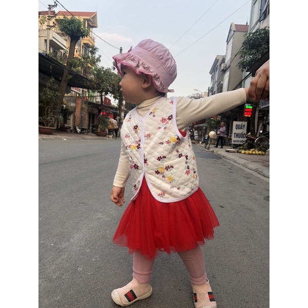 [SALE]-Áo khoác gile sơ sinh trần tám cho bé hàng xuất dư lẻ size