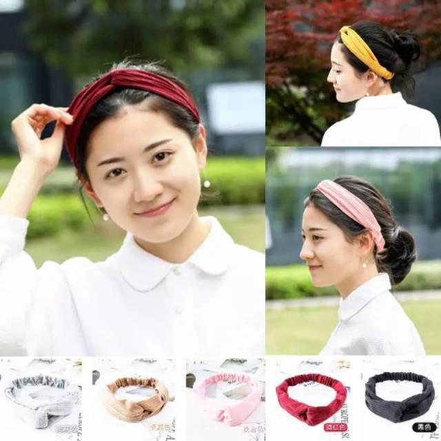 Băng đô cài tóc phong cách Hàn Quốc