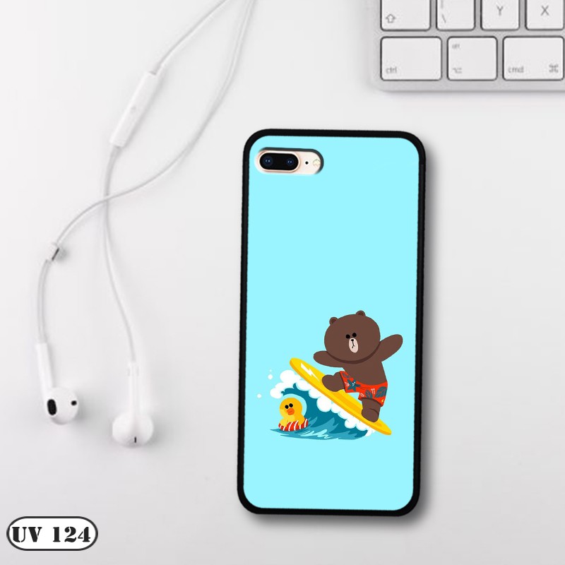 Ốp lưng điện thoại iPhone 7/ 8 Plus - lưng nhám viền dẻo