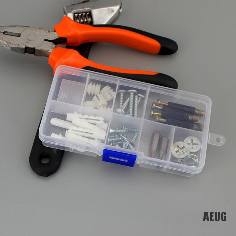 Hộp Nhựa 10 Ngăn Đựng Trang Sức Có Thể Điều Chỉnh