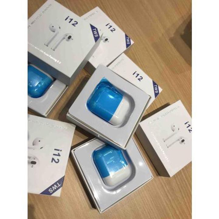 (Trợ giá shopee) Tai Nghe Bluetooth mini i12 TWS Cảm Biến Vân Tay