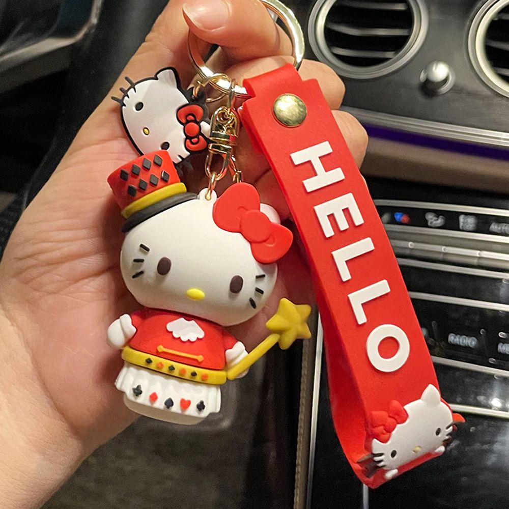 Móc Chìa Khóa Xe Hơi Di Động REBUY1 Hình Mèo May Mắn