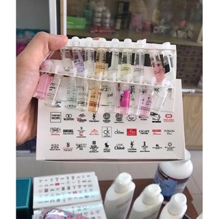 BỘ TEST NƯỚC HOA MINI 20 MÙI HỘP TRẮNG