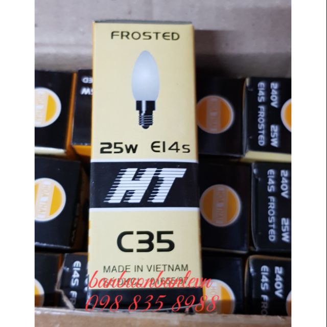 Bộ 10 bóng nhót mờ 25w - 40w  đui E14