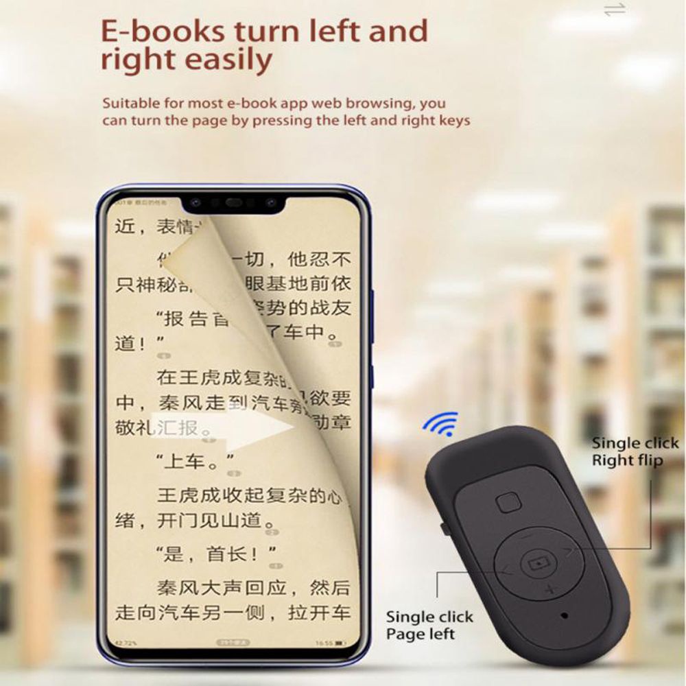 MALCOLM Online Bluetooth Remote Control Videos Remote Photo Remote Controller Camera Controller Take Photos Take Pictures Video Smart Remote Multifunctional Wirless Tik Tok Remote/Multicolor