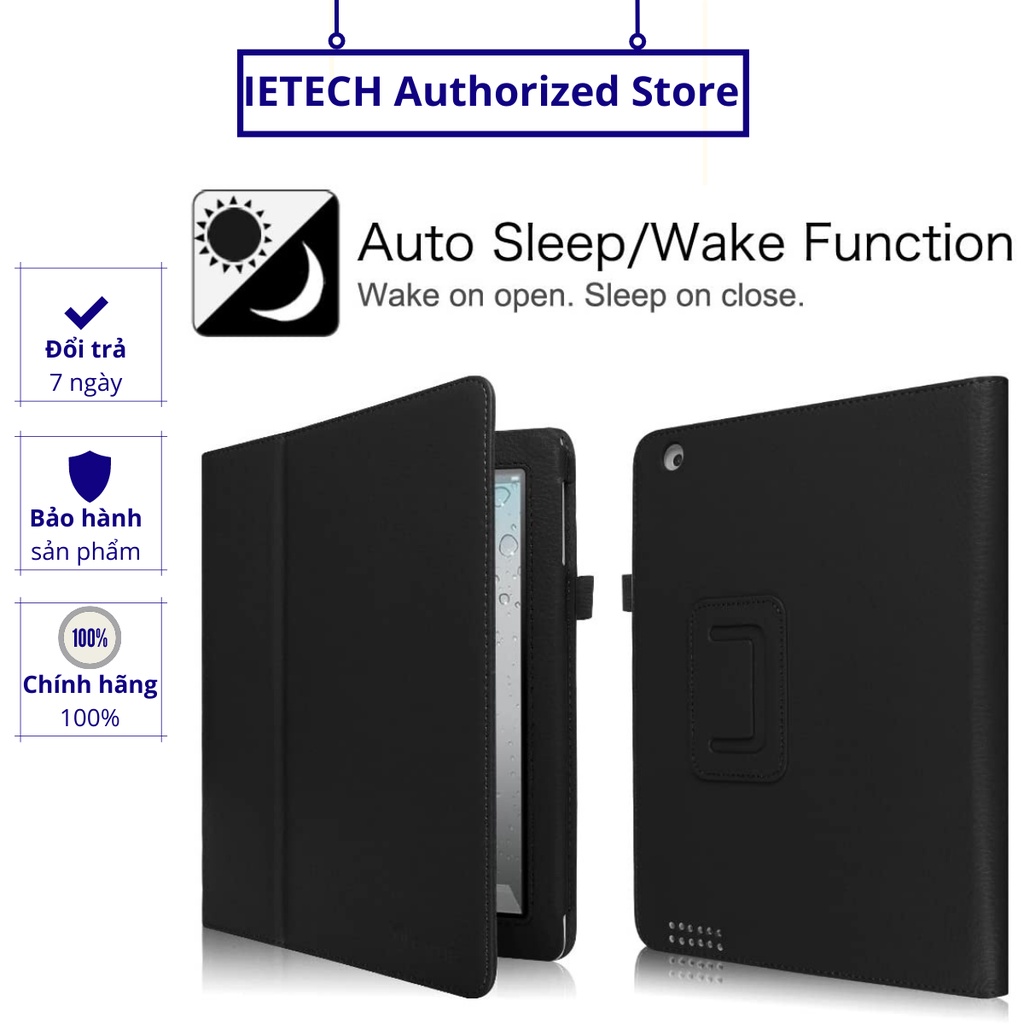 Bao da hai góc xoay dành cho iPad Mini 4 thiết kế sang trọng - PKCB