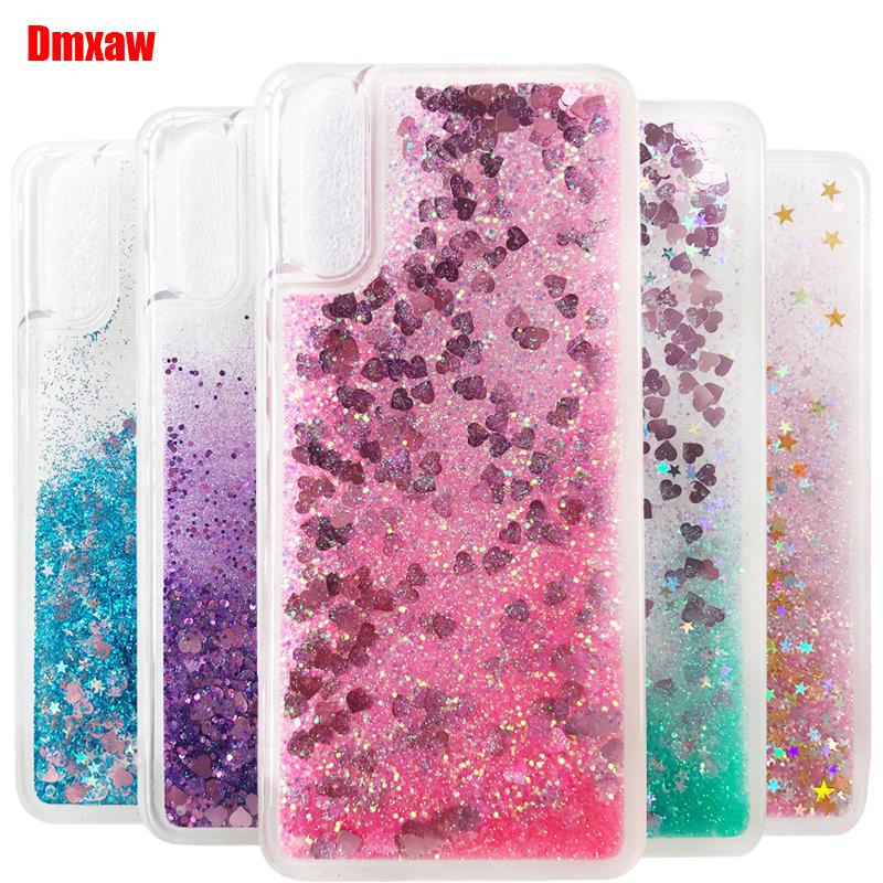 Ốp điện thoại TPU mềm có nước kim tuyến hình sao/trái tim cho Samsung Galaxy A70/A50/A40/A30/A20/A10