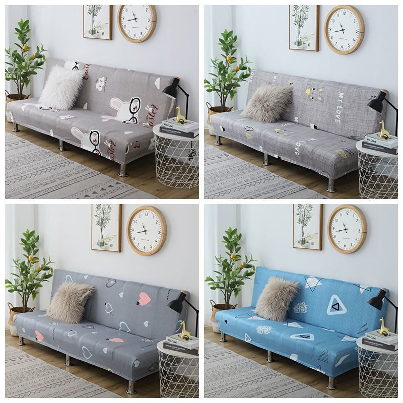 Vỏ Bọc Ghế Sofa Không Tay Vịn Có Thể Gấp Gọn Tiện Dụng