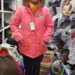 Áo KAKI lót lông màu hồng phấn như ảnh bìa size L