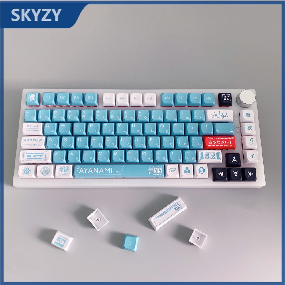 EVA00 PROTOTYPE Keycaps XDA Cấu hình EVA Ayanami Rei Anime PBT Dye Phụ Bàn phím cơ học Keycaps