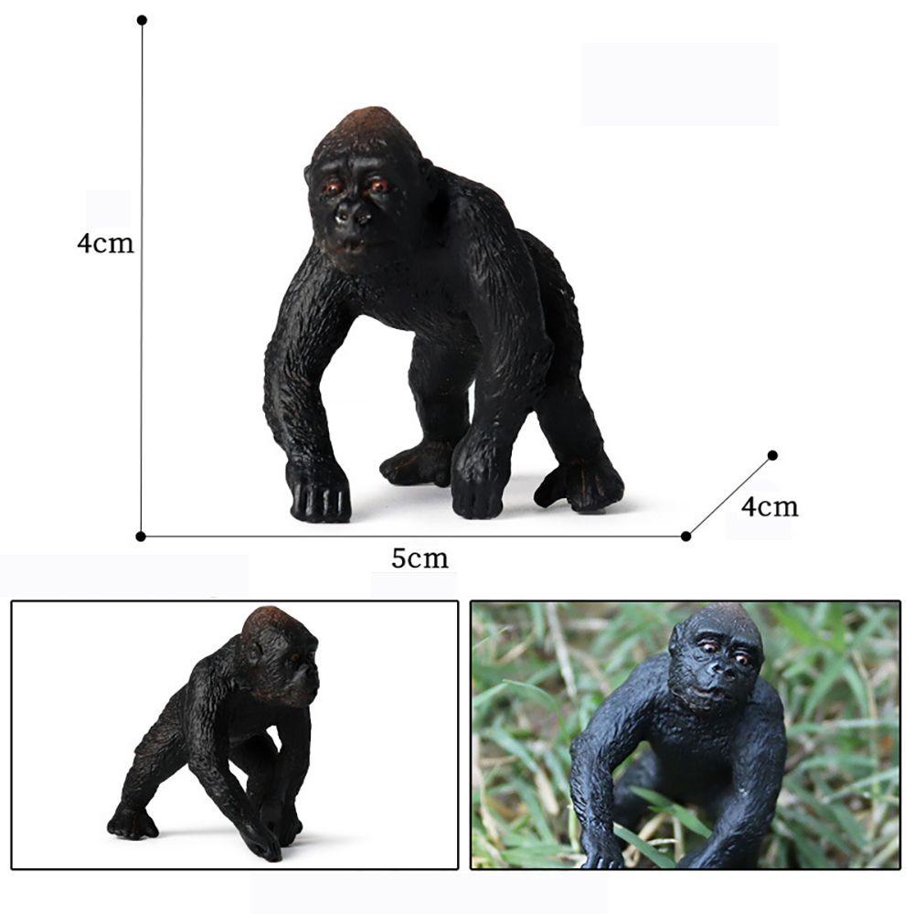 CHOOKEY Đồ Chơi Mô Hình Chimpanzee Sống Động Giáo Dục Sớm Cho Bé