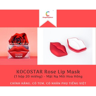 Kocostar rose lip mask - mặt nạ môi hoa hồng