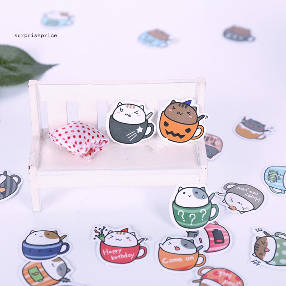 Set 40 miếng dán trang trí lịch hình thú dễ thương