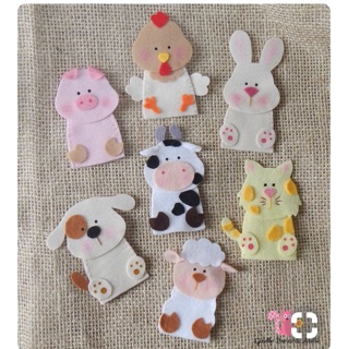 Rối bàn tay handmade ( hình thật)