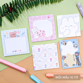 SET TRỘN 10 MẪU - 100 TỜ GIẤY NOTE (COMBO 12)